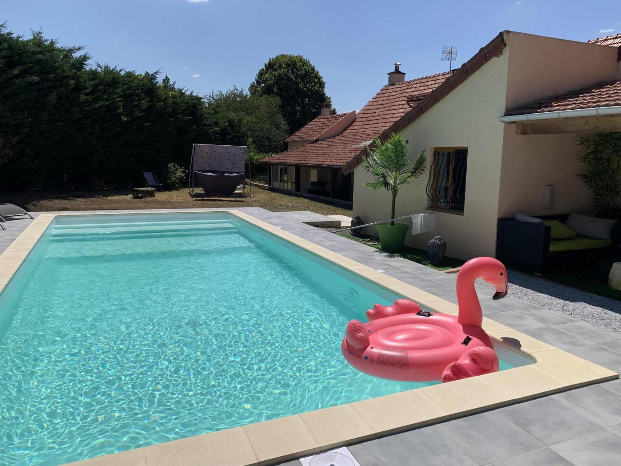 Maison Piscine Et Jacuzzi Saint-Germain-des-Fosses 외부 사진